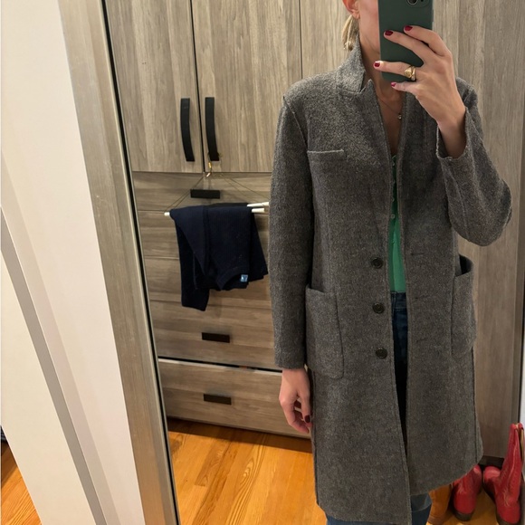 J. Crew Boiled Wool Jacket Sz. 2 or 4 (oversized) - Picture 4 of 8